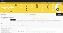 Desktop Screenshot of legaljobs.ca
